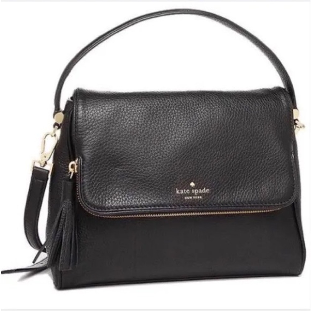 Kate Spade Miri Chester Street Black leather bag.